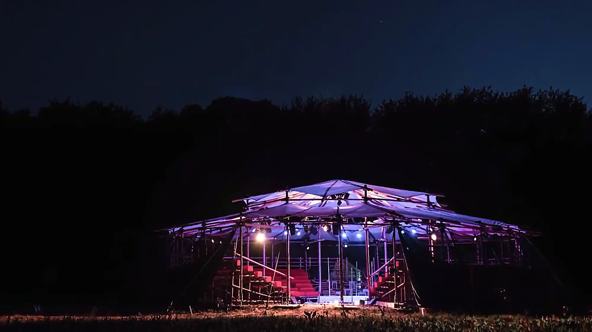 Mobile Bamboo Theatre at the Beach