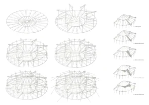 Studio Akkerhuis design for the Mobile Bamboo Theatre in the Netherlands.