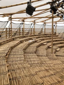 Bamboo Grandstand and Tiered Seating