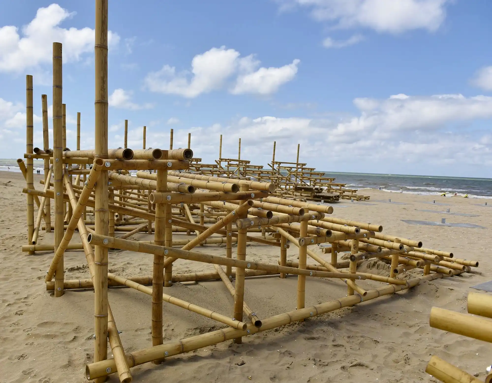 Bamboo Grandstand and Tiered Seating