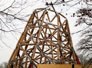 Guadua Bamboo Tower for Zoo in Belgium: Europe’s Largest Structural Bamboo Building