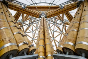 Guadua Bamboo Tower for Zoo in Belgium: Europe’s Largest Structural Bamboo Building