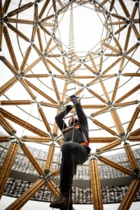 Guadua Bamboo Tower for Zoo in Belgium: Europe’s Largest Structural Bamboo Building