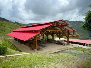 Guadua Bamboo Pavilion Tres Brisas in Colombia