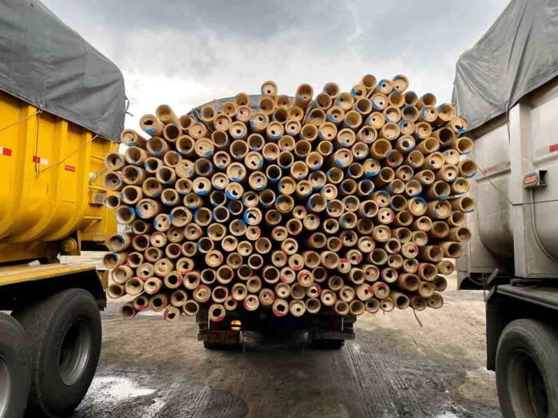 Bamboo Export: Loading Containers for International Shipping