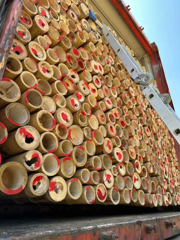 Bamboo Export: Loading Containers for International Shipping