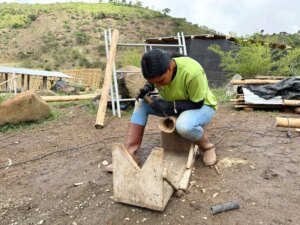 Building a Sustainable Outdoor Bathroom Cabin from Bamboo