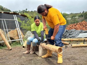 Building a Sustainable Outdoor Bathroom Cabin from Bamboo