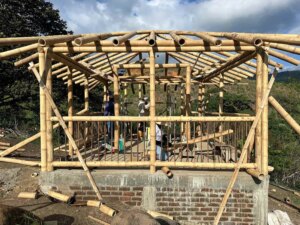 Building a Sustainable Outdoor Bathroom Cabin from Bamboo