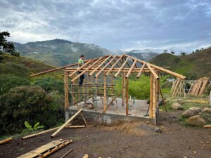 Building a Sustainable Outdoor Bathroom Cabin from Bamboo
