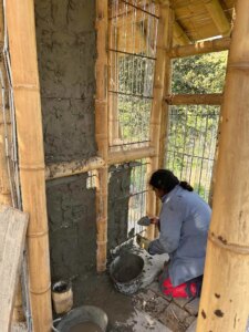Building a Sustainable Outdoor Bathroom Cabin from Bamboo