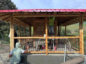 Building a Sustainable Outdoor Bathroom Cabin from Bamboo