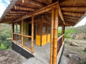 Building a Sustainable Outdoor Bathroom Cabin from Bamboo