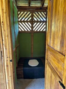 Building a Sustainable Outdoor Bathroom Cabin from Bamboo