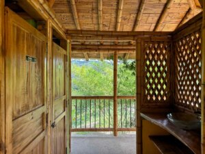 Building a Sustainable Outdoor Bathroom Cabin from Bamboo