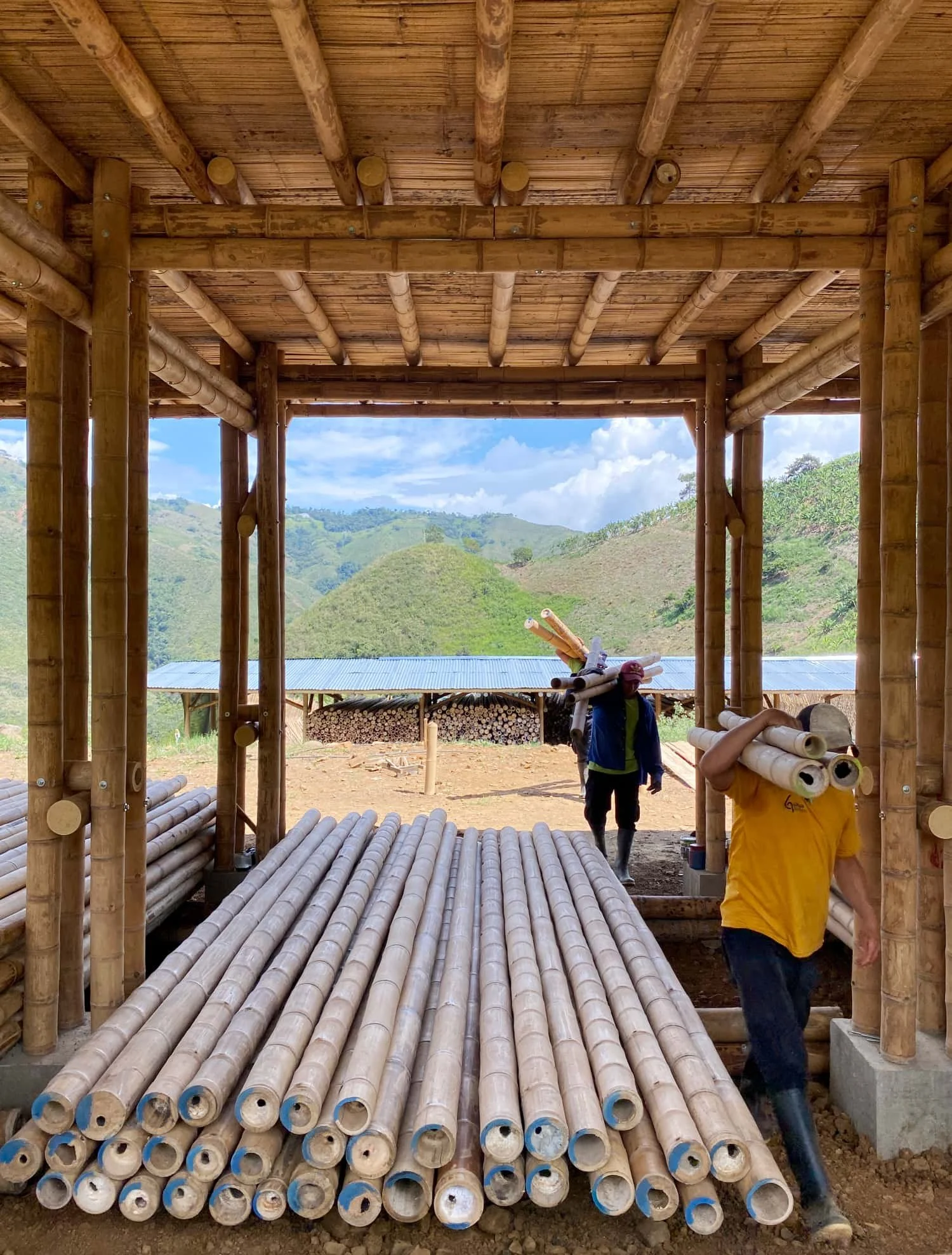 Bamboo Poles Storage Facility