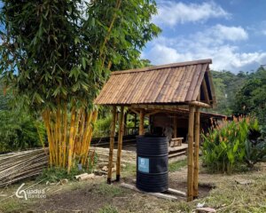 Building with Style - Bamboo Trash Can Covers