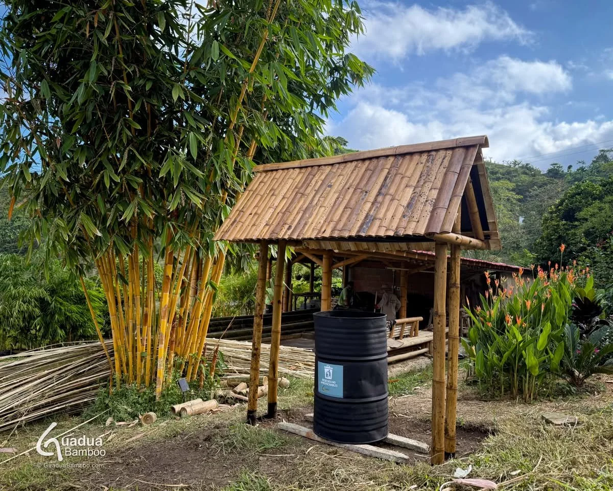 Building with Style - Bamboo Trash Can Covers
