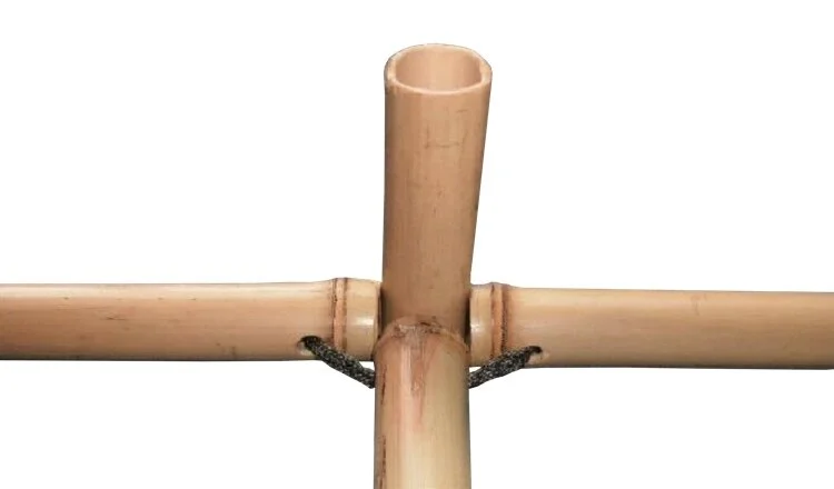 drilled-lashing-bamboo-joint-7 Bamboo Lashing Manual