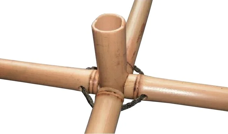 drilled-lashing-bamboo-joint-8 Bamboo Lashing Manual