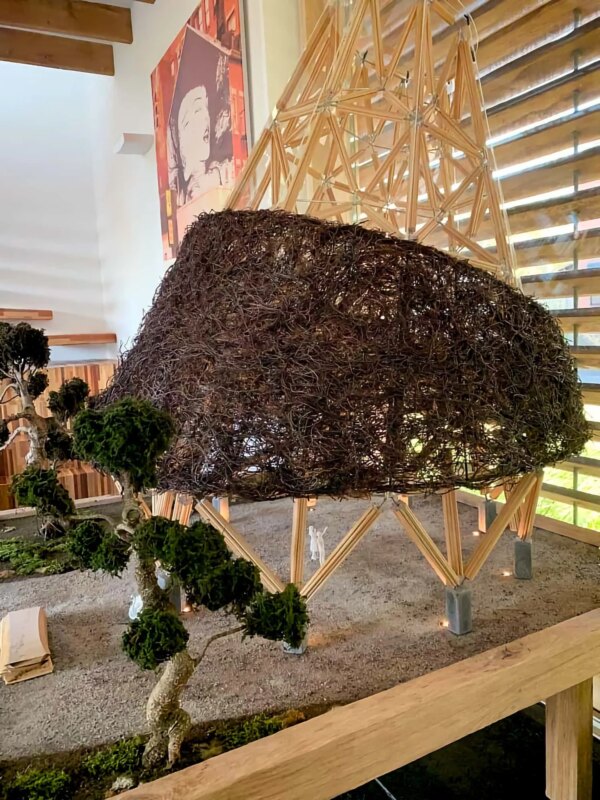 3D Scale Model of Guadua Bamboo Tower for Zoo in Belgium