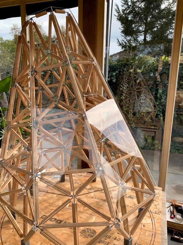 3D Scale Model of Guadua Bamboo Tower for Zoo in Belgium