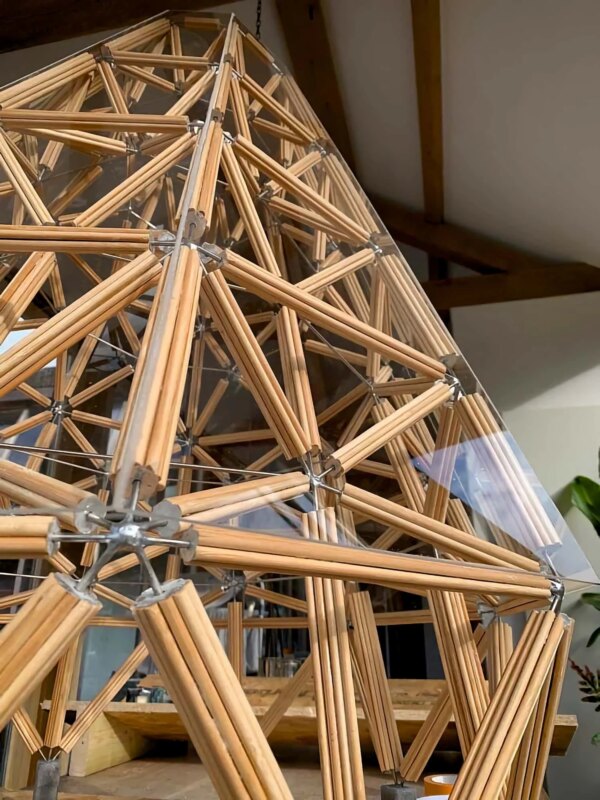 3D Scale Model of Guadua Bamboo Tower for Zoo in Belgium
