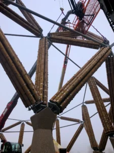 Guadua Bamboo Tower for Zoo in Belgium: Europe’s Largest Structural Bamboo Building