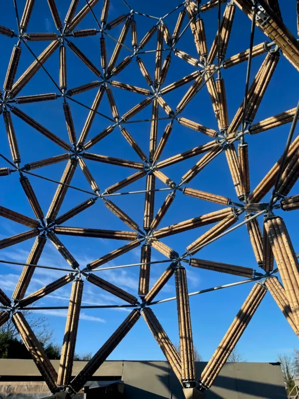 Construction of Guadua Bamboo Tower for Zoo in Belgium