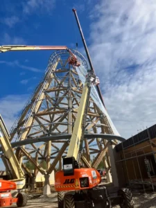 Guadua Bamboo Tower for Zoo in Belgium: Europe’s Largest Structural Bamboo Building