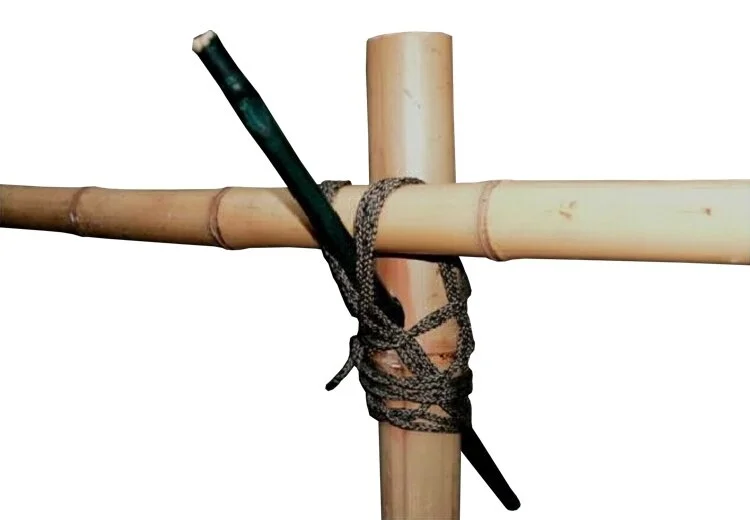slant-peg-lashing-bamboo-joint-4 Bamboo Lashing Manual