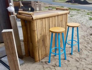 Bamboo Slat Tiki Bar