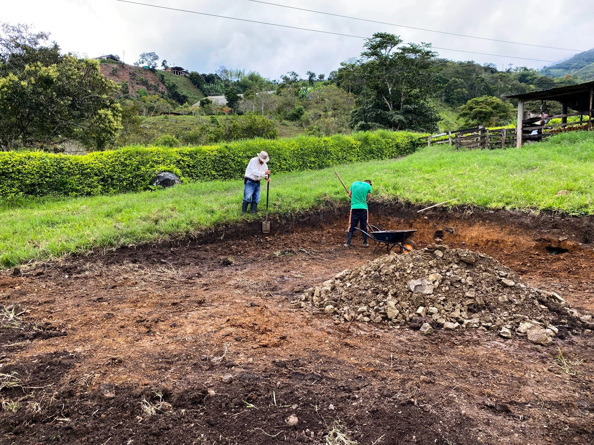 Manual ground leveling