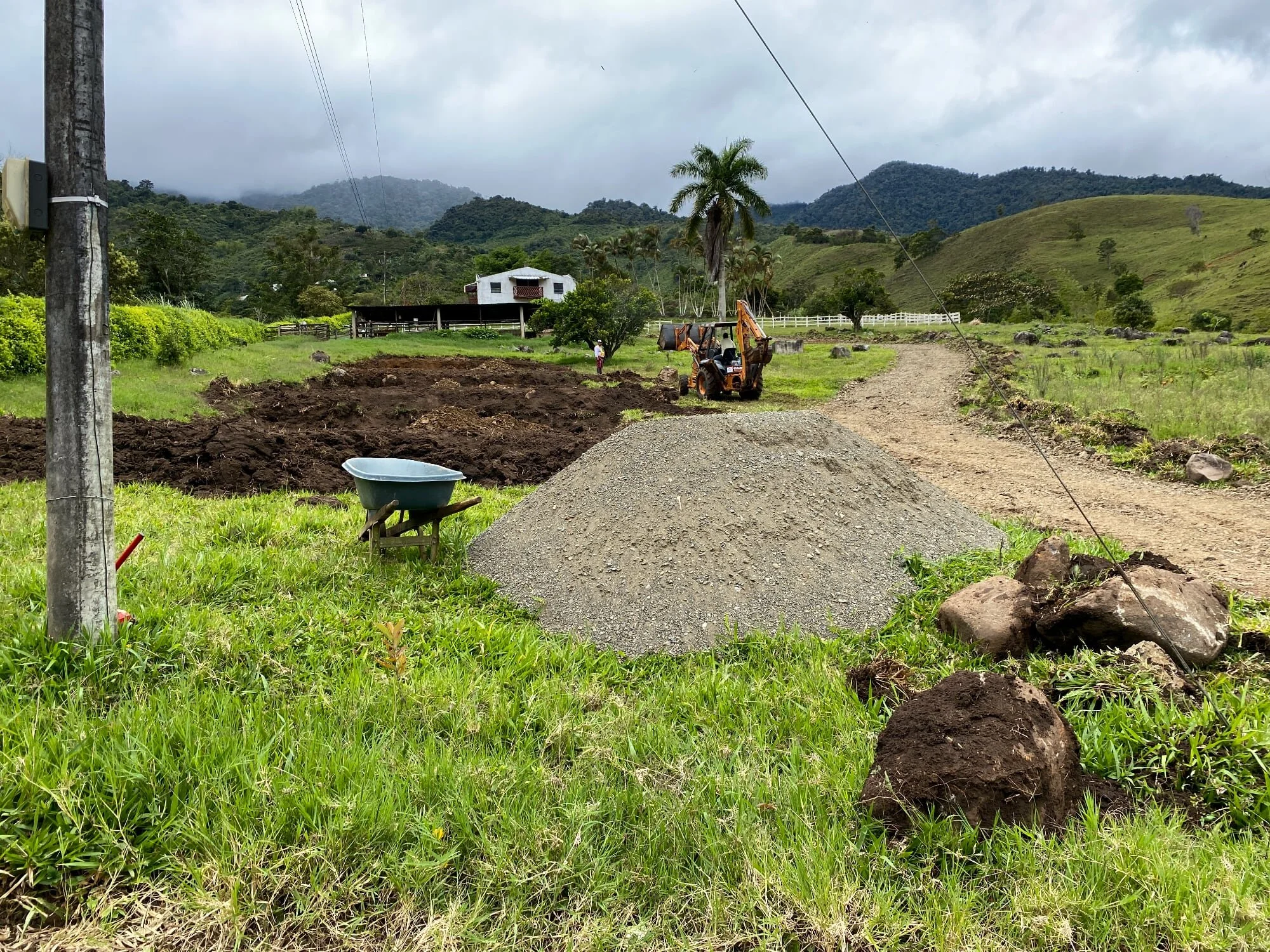 Initial groundworks finished