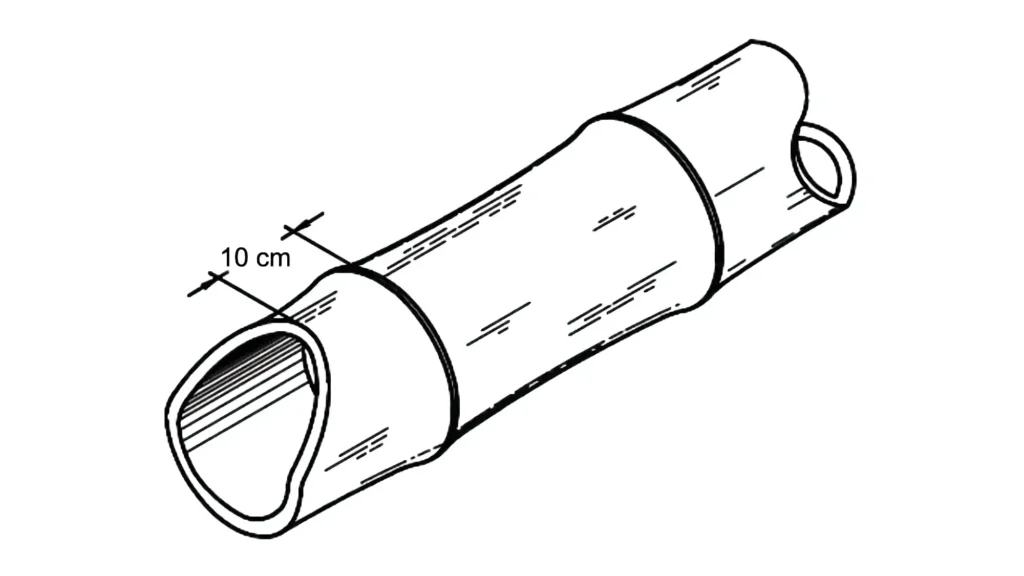 Bamboo Flute Mouth Cut