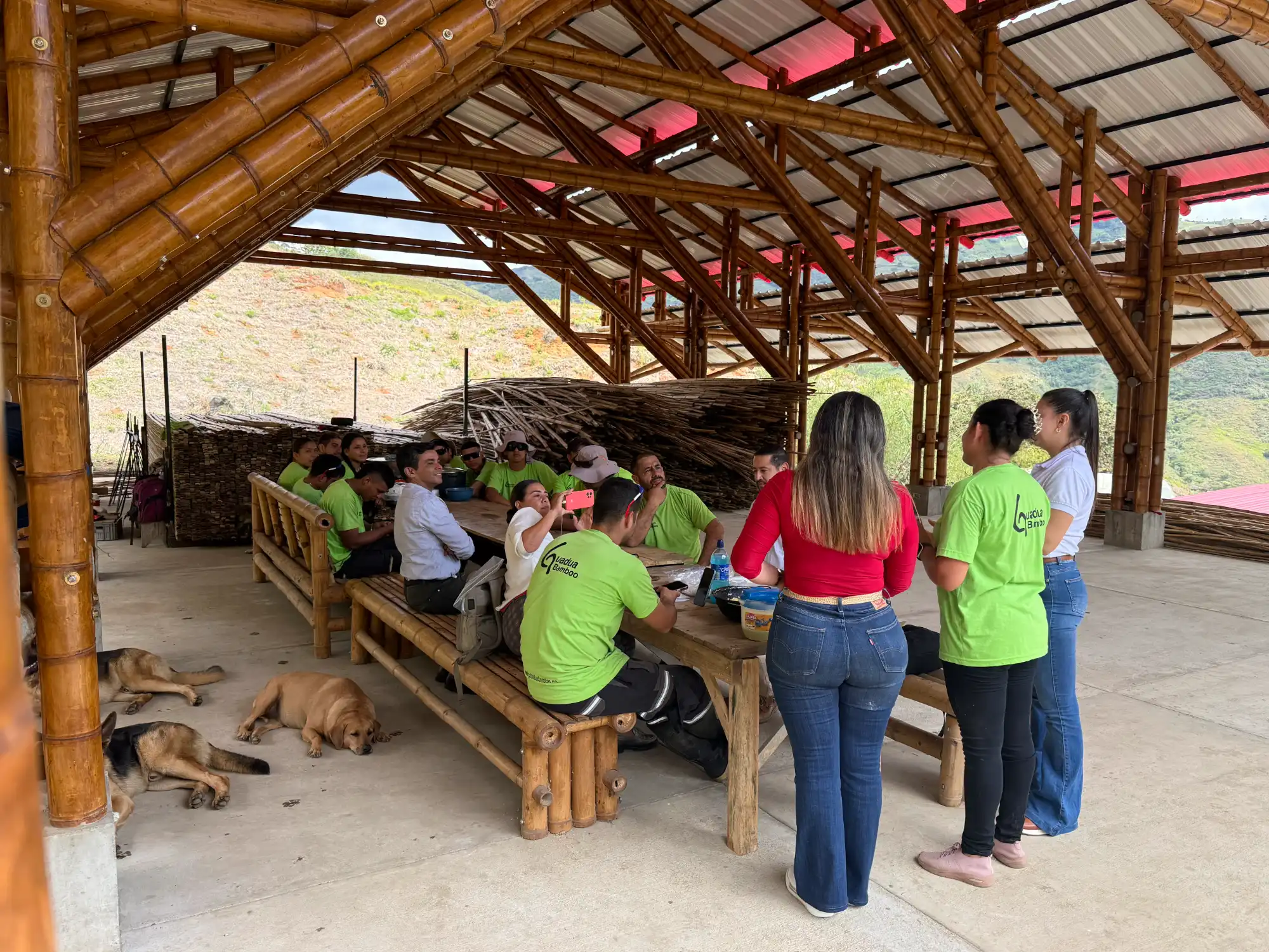 Guadua Bamboo SAS Shares Its Award with a $500,000 COP Bonus for Each Team Member