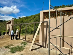 Luxury entrance gate design using premium Guadua Bamboo in Colombia