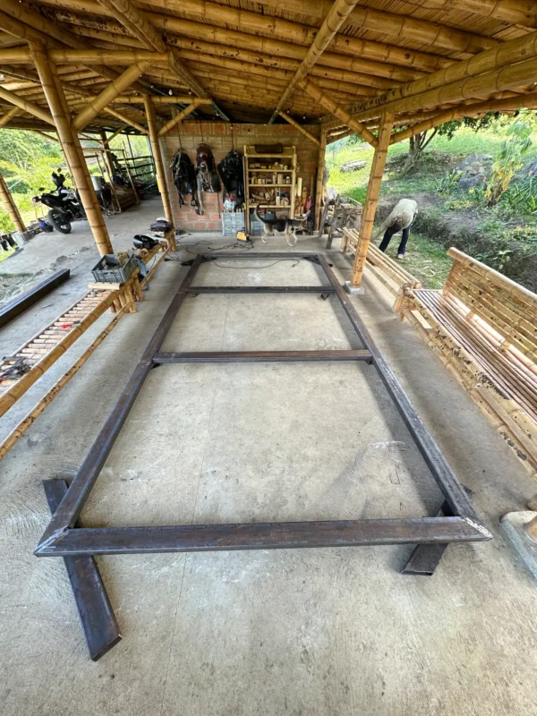 Luxury entrance gate design using premium Guadua Bamboo in Colombia