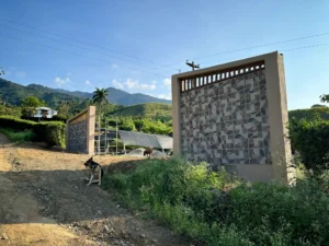 Luxury entrance gate design using premium Guadua Bamboo in Colombia