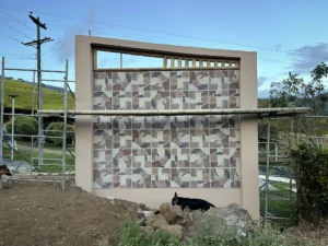 Luxury entrance gate design using premium Guadua Bamboo in Colombia