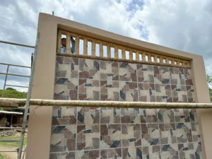 Luxury entrance gate design using premium Guadua Bamboo in Colombia