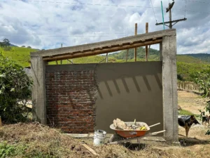 Luxury entrance gate design using premium Guadua Bamboo in Colombia