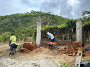 Luxury entrance gate design using premium Guadua Bamboo in Colombia