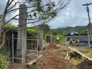 Luxury entrance gate design using premium Guadua Bamboo in Colombia
