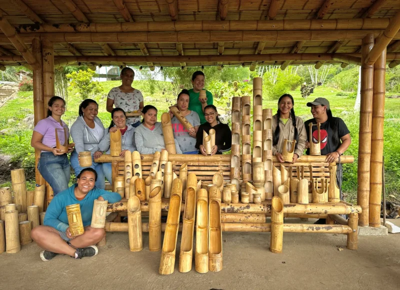 Bamboo craft program for women in our community