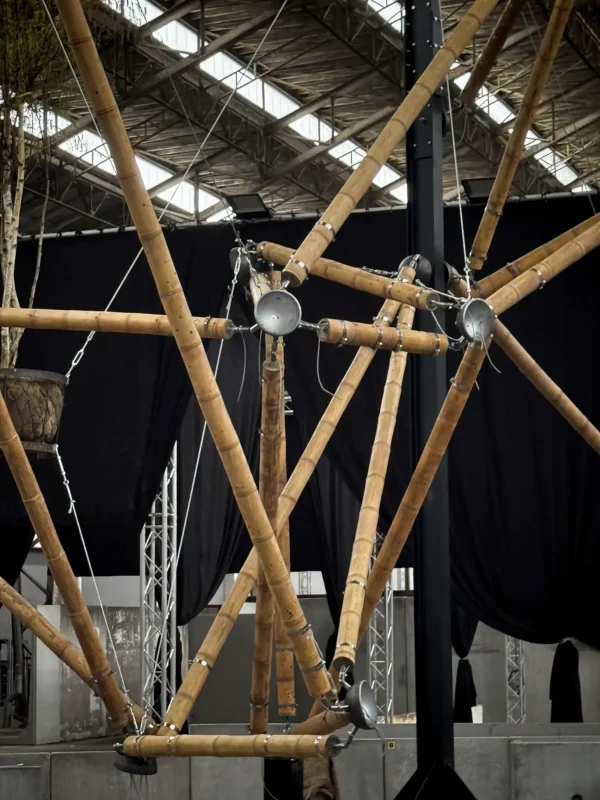 Guadua Bamboo Tensegrity Installation at Floraliën 2026 in Ghent, Belgium