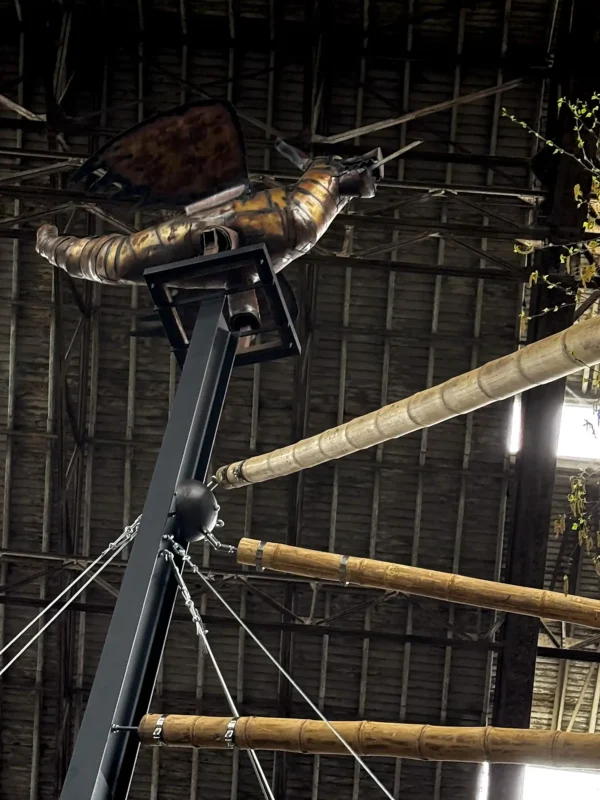 Guadua Bamboo Tensegrity Installation at Floraliën 2026 in Ghent, Belgium