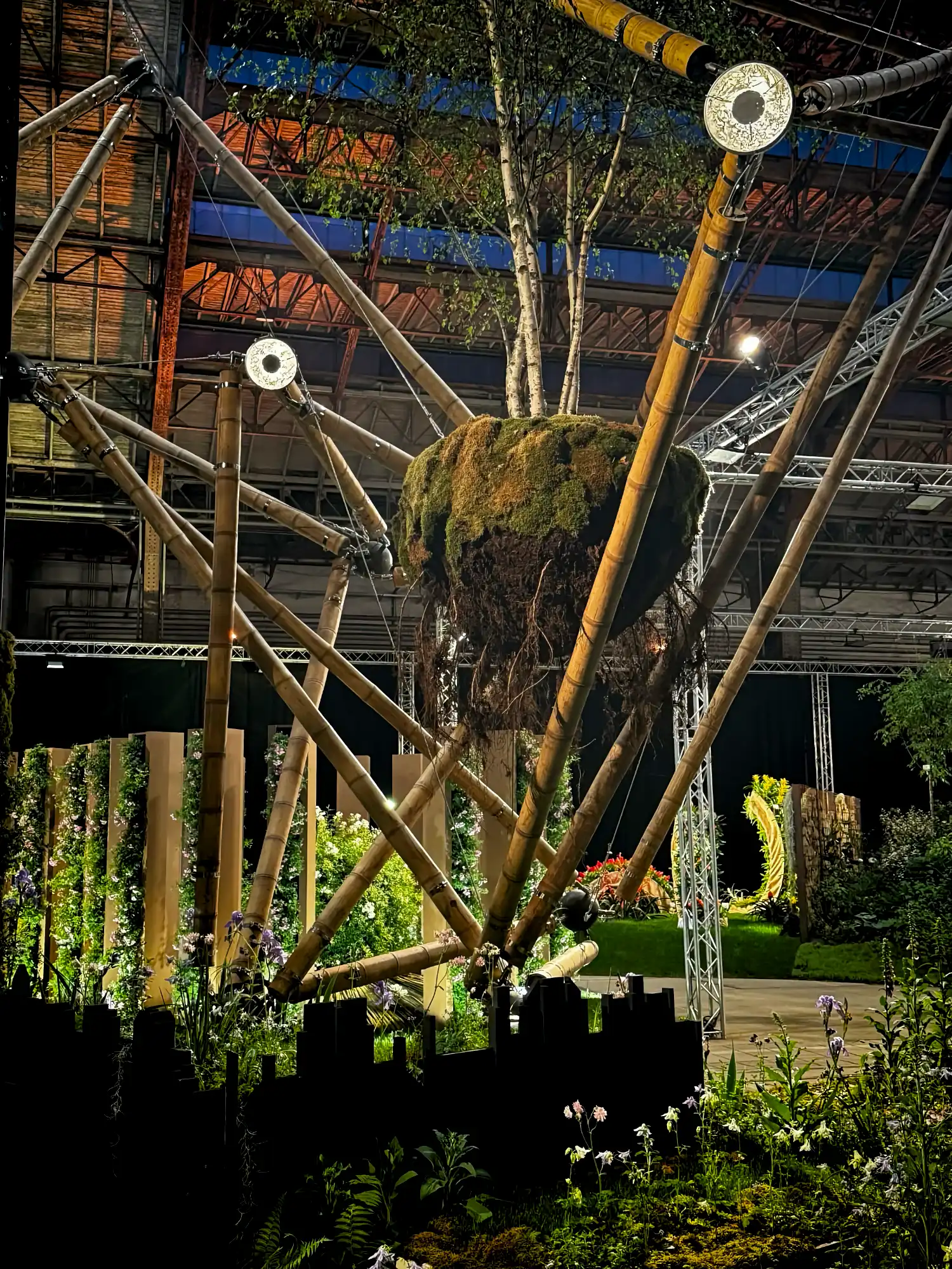 Guadua Bamboo Tensegrity Structure at Floraliën 2026 in Ghent, Belgium