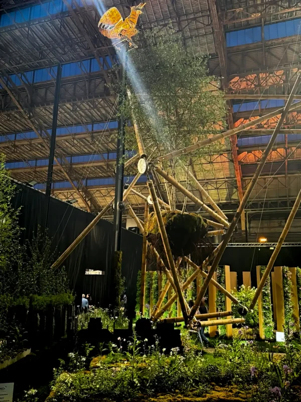 Guadua Bamboo Tensegrity Structure at Floraliën 2026 in Ghent, Belgium