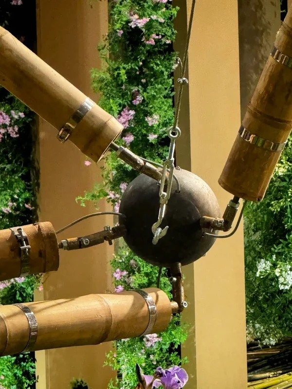 Guadua Bamboo Tensegrity Structure at Floraliën 2026 in Ghent, Belgium